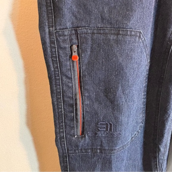 EN STATE OF ELEVENATE Sz M Cabin Pants Denim Sweden Pockets Comfort Pants NEW - Picture 2 of 13